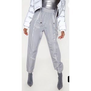 Pretty little thing reflective shell joggers